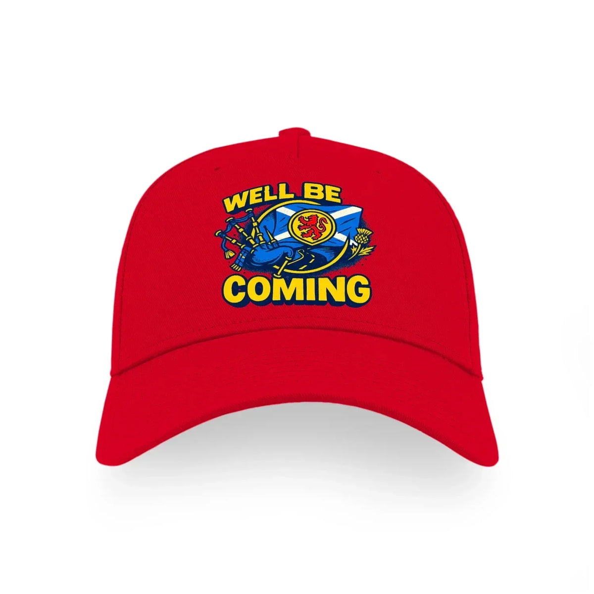 Scottish Baseball Cap - Design 01, Adjustable Headwear - Celtic Wolfwear