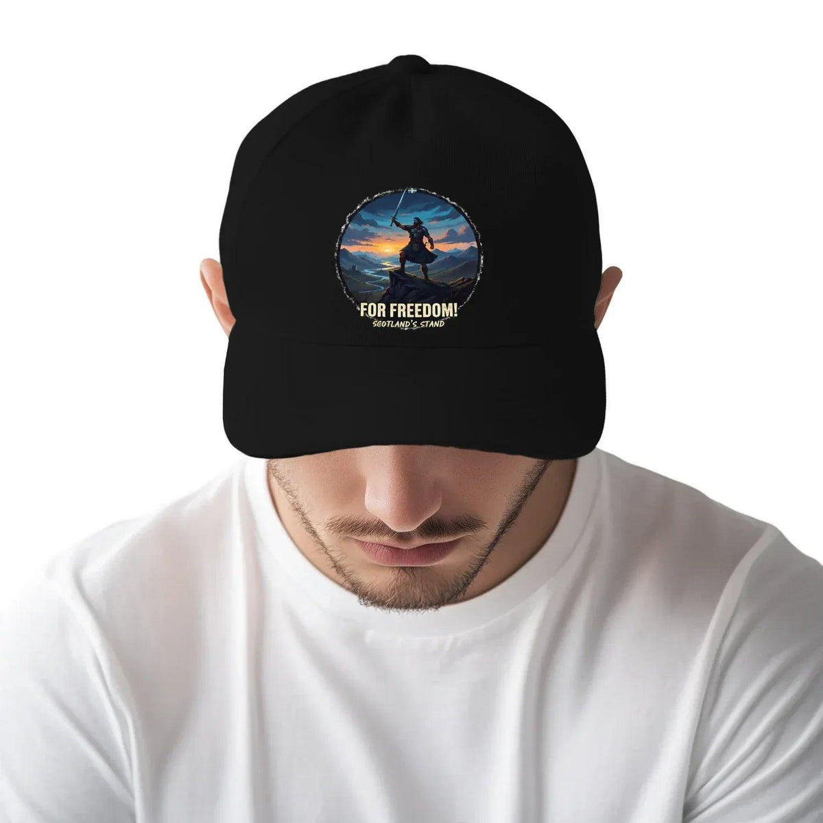 Scottish Baseball Cap - Design 02, Adjustable Headwear - Celtic Wolfwear