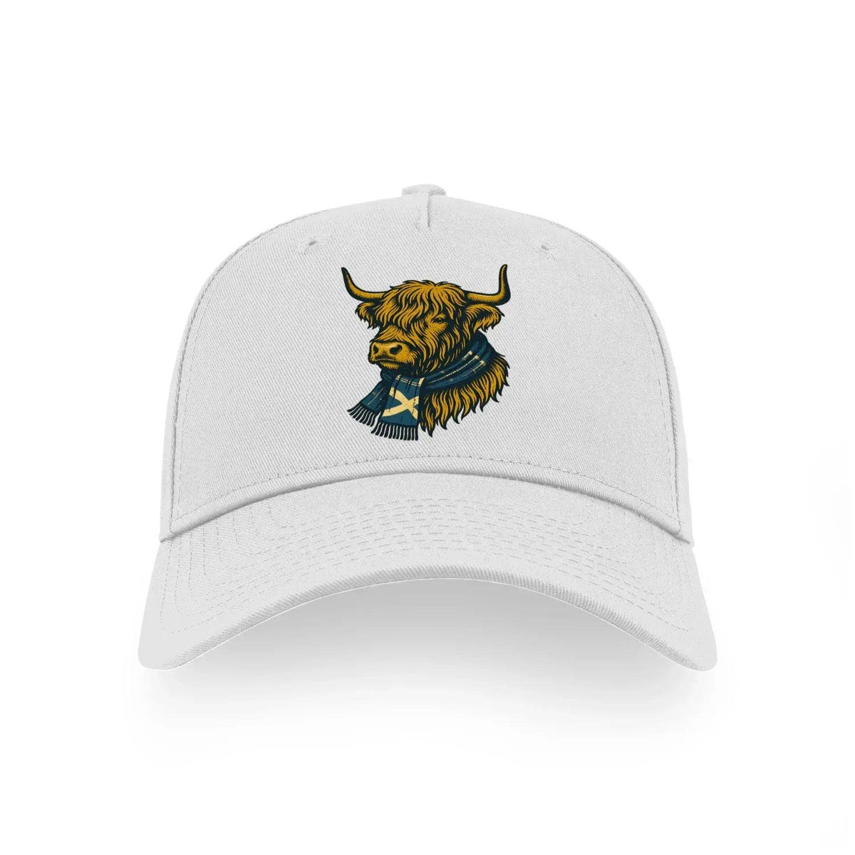 Scottish Baseball Cap - Highland Cow, Matchday Headwear - Celtic Wolfwear