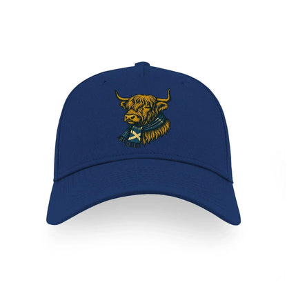 Scottish Baseball Cap - Highland Cow, Matchday Headwear - Celtic Wolfwear