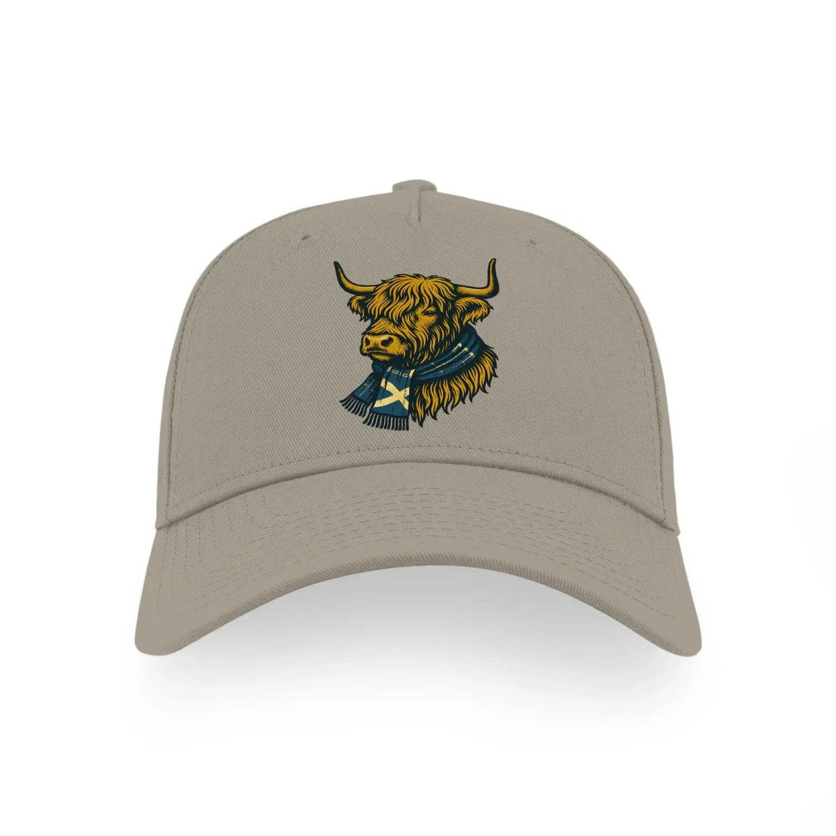 Scottish Baseball Cap - Highland Cow, Matchday Headwear - Celtic Wolfwear