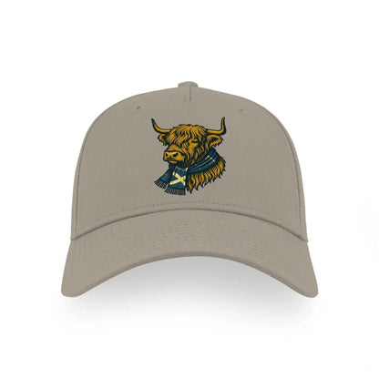 Scottish Baseball Cap - Highland Cow, Matchday Headwear - Celtic Wolfwear
