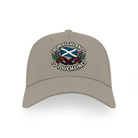 Scottish Baseball Cap - Highlands to Touchlines One Size - Celtic Wolfwear