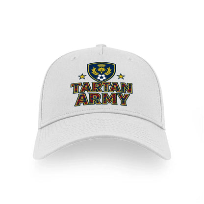 Scottish Baseball Cap - Tartan Army Adjustable Headwear - Celtic Wolfwear