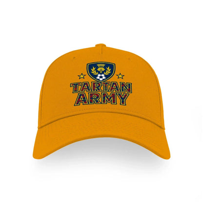 Scottish Baseball Cap - Tartan Army Adjustable Headwear - Celtic Wolfwear