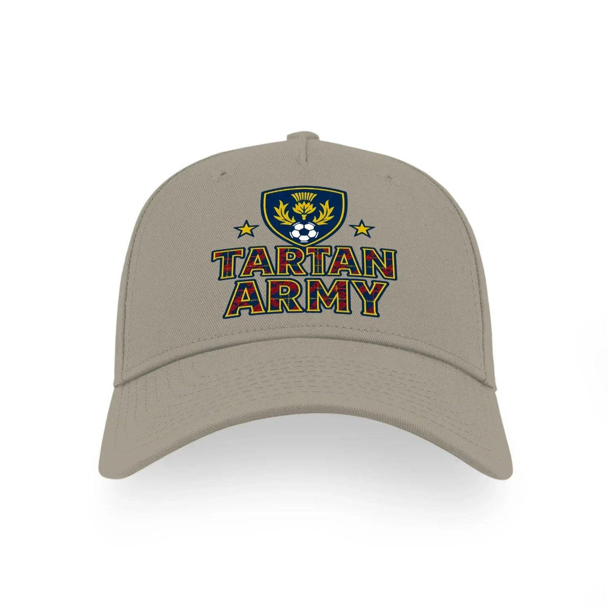 Scottish Baseball Cap - Tartan Army Adjustable Headwear - Celtic Wolfwear