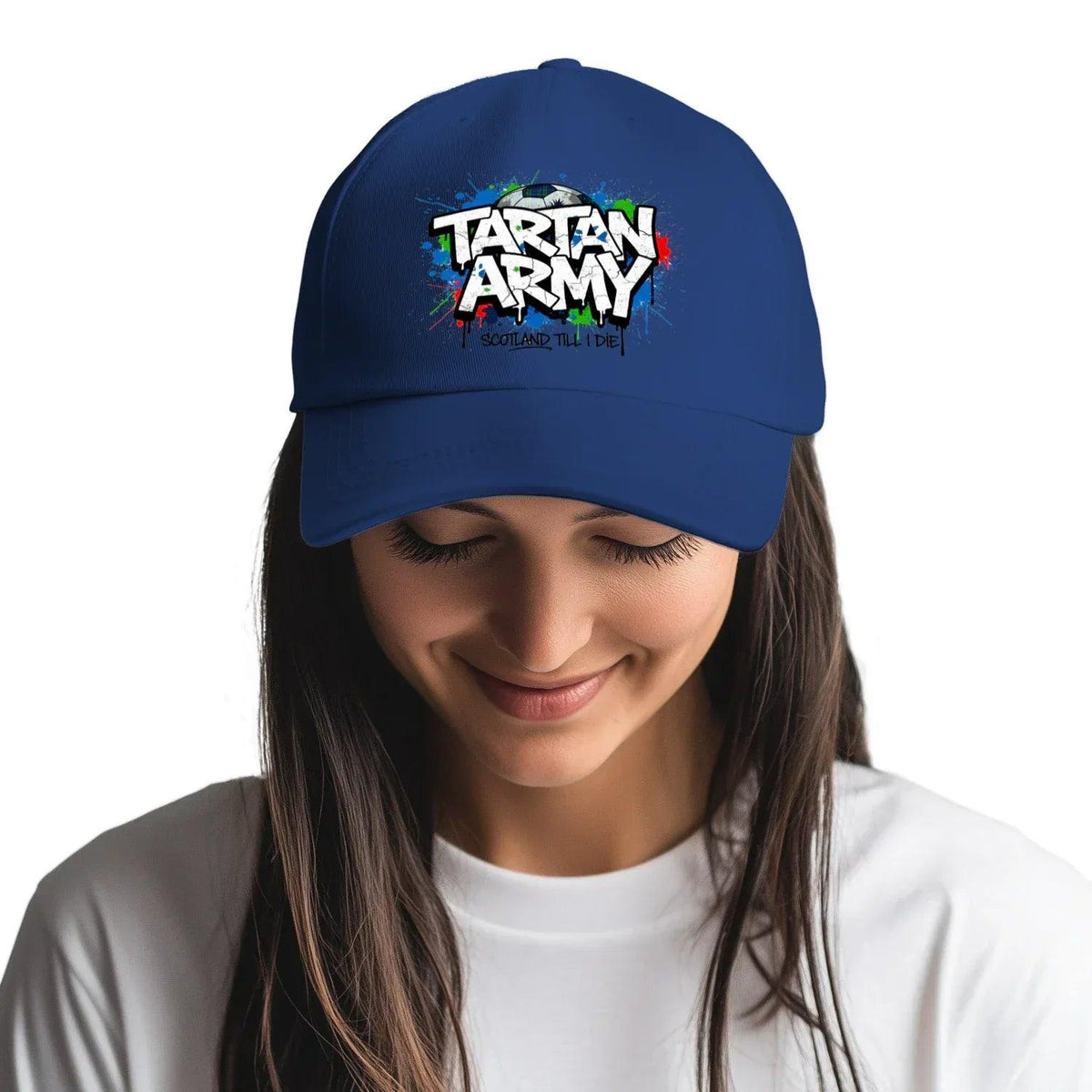 Scottish Baseball Cap - Tartan Army Tartan Pattern One Size - Celtic Wolfwear