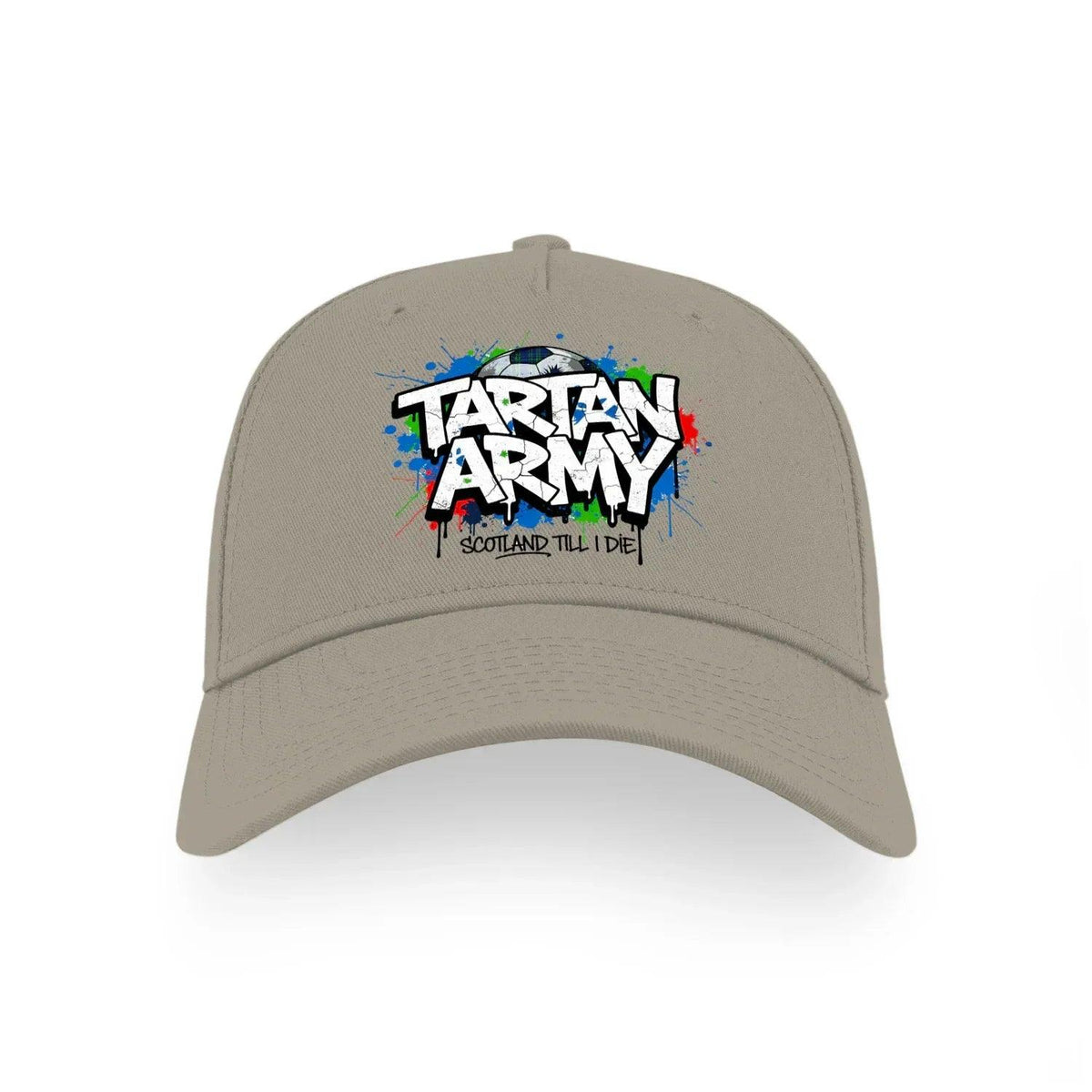 Scottish Baseball Cap - Tartan Army Tartan Pattern One Size - Celtic Wolfwear
