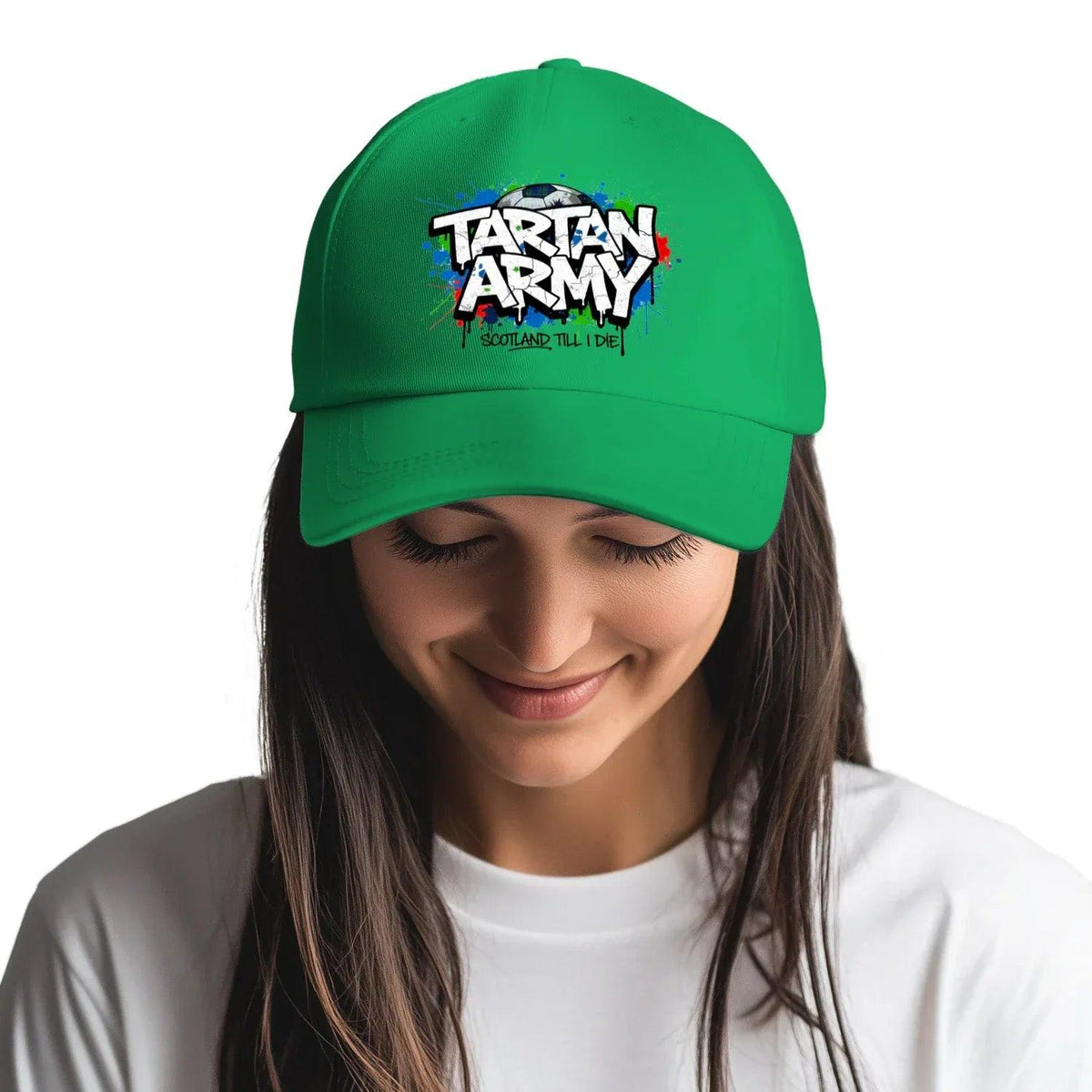 Scottish Baseball Cap - Tartan Army Tartan Pattern One Size - Celtic Wolfwear