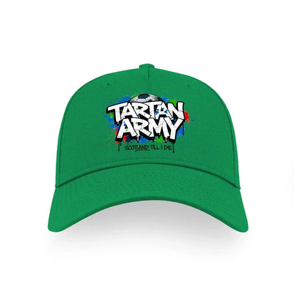 Scottish Baseball Cap - Tartan Army Tartan Pattern One Size - Celtic Wolfwear