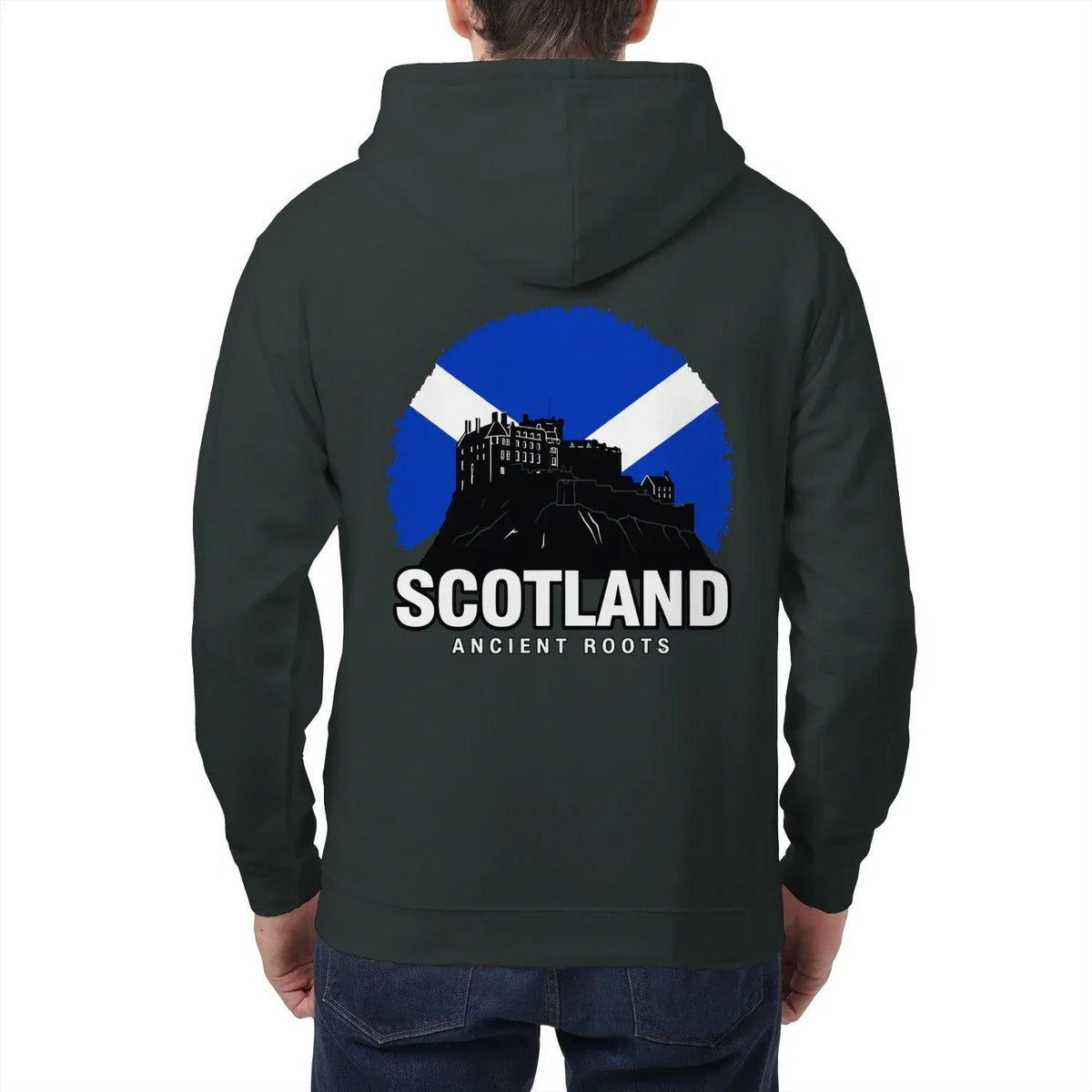 Scottish Hoodie - Ancient Roots, Unisex Matchday Wear - Celtic Wolfwear
