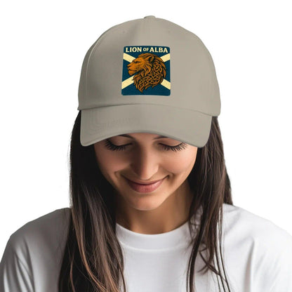 Scottish Lion Baseball Cap - Alba, Adjustable Headwear - Celtic Wolfwear