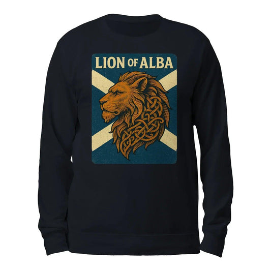 Scottish Lion Sweatshirt - Alba, Unisex Matchday Wear - Celtic Wolfwear
