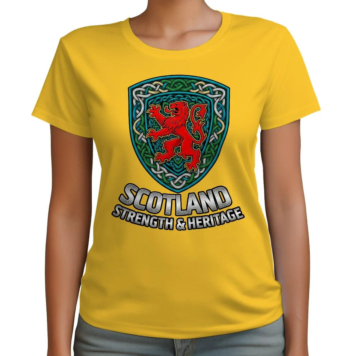Scottish Lion T-Shirt - Rampant, Unisex Matchday Wear - Celtic Wolfwear