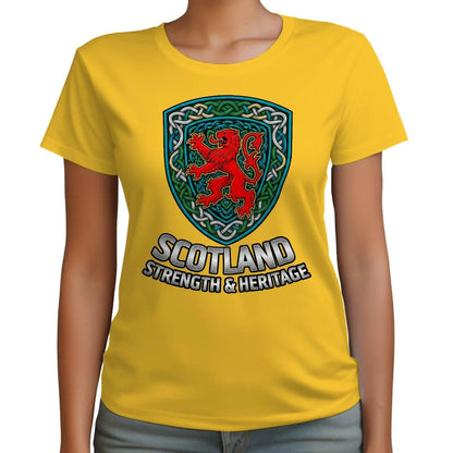 Scottish Lion T-Shirt - Rampant, Unisex Matchday Wear - Celtic Wolfwear