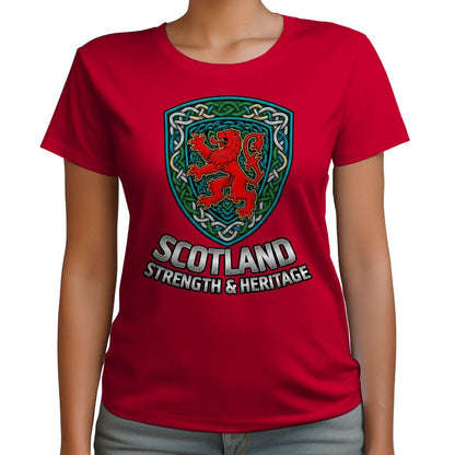Scottish Lion T-Shirt - Rampant, Unisex Matchday Wear - Celtic Wolfwear