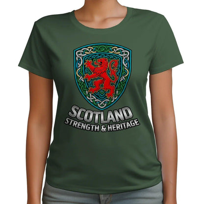Scottish Lion T-Shirt - Rampant, Unisex Matchday Wear - Celtic Wolfwear