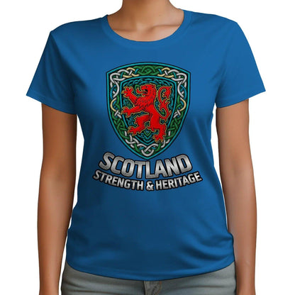 Scottish Lion T-Shirt - Rampant, Unisex Matchday Wear - Celtic Wolfwear