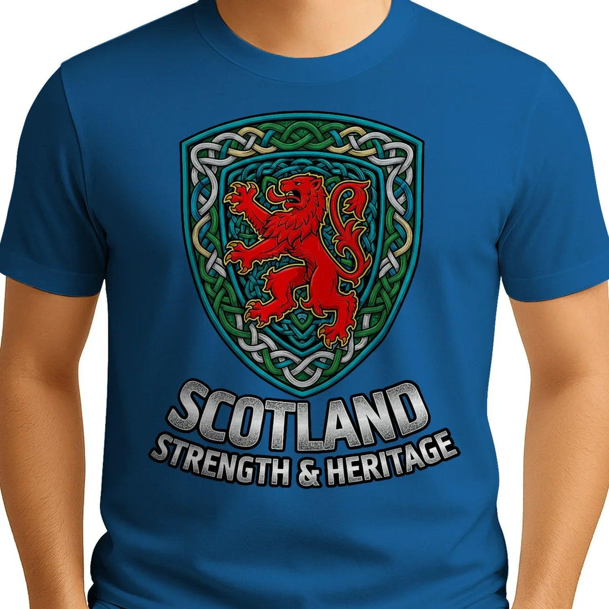 Scottish Lion T-Shirt - Rampant, Unisex Matchday Wear - Celtic Wolfwear