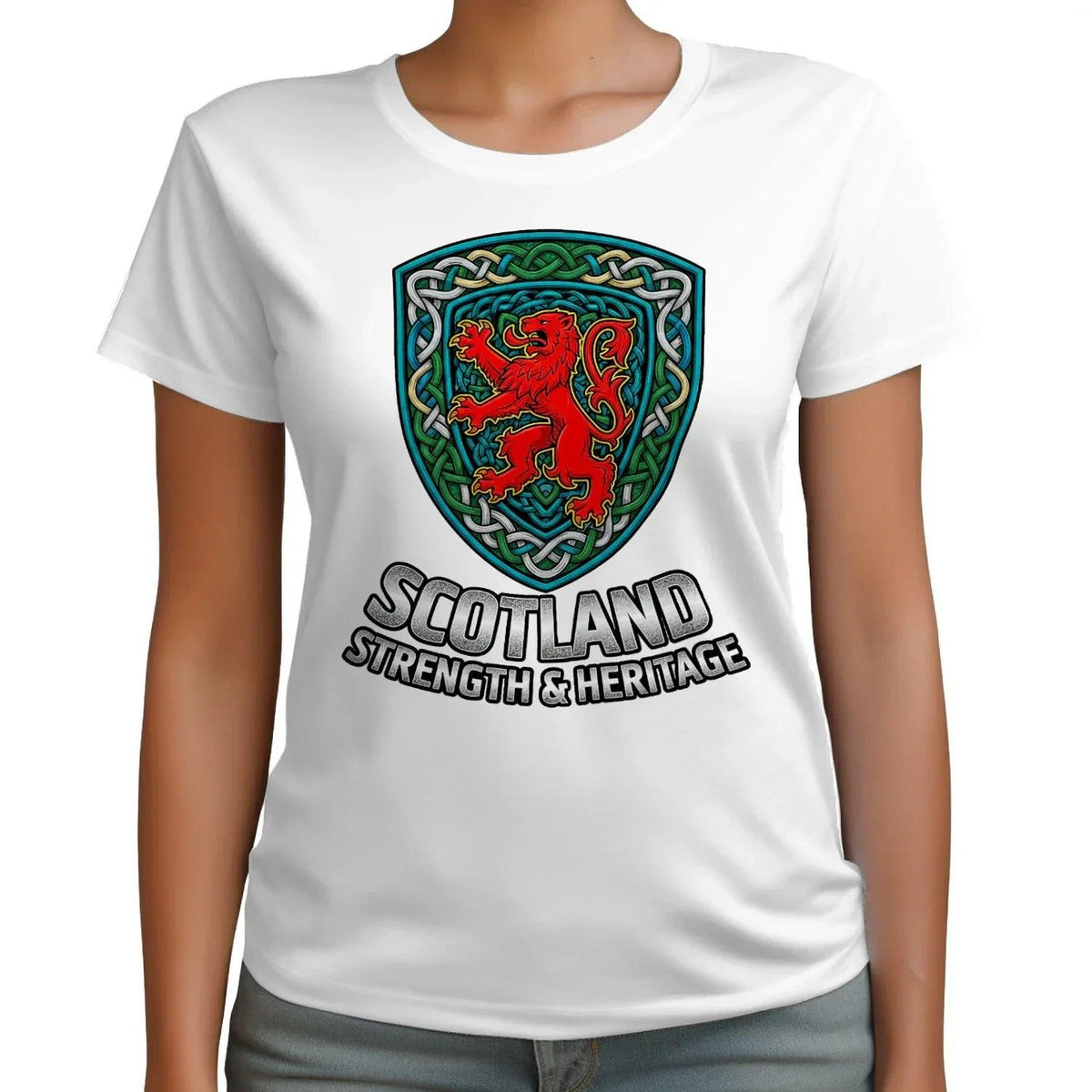 Scottish Lion T-Shirt - Rampant, Unisex Matchday Wear - Celtic Wolfwear