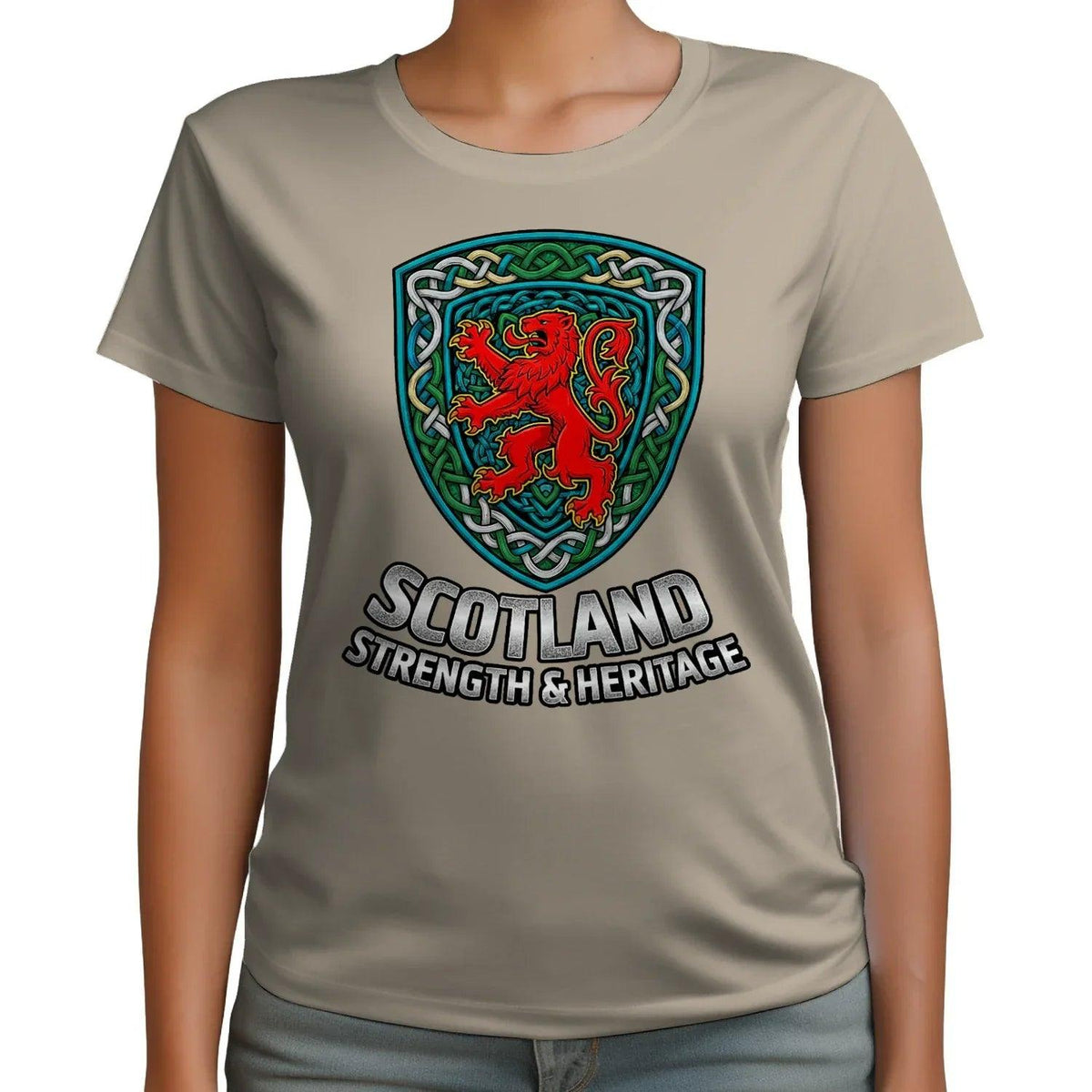 Scottish Lion T-Shirt - Rampant, Unisex Matchday Wear - Celtic Wolfwear