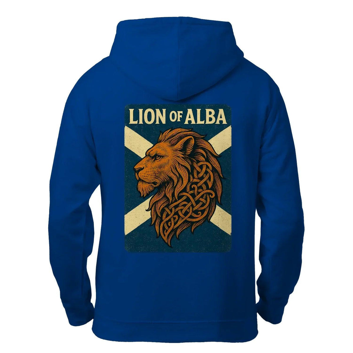 Scottish Lion Zip Hoodie - Original Heritage Crest Unisex - Celtic Wolfwear