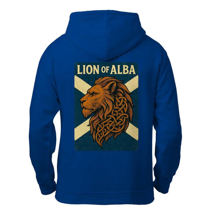 Scottish Lion Zip Hoodie - Original Heritage Crest Unisex - Celtic Wolfwear