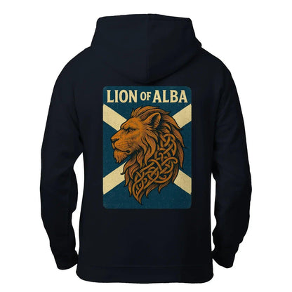Scottish Lion Zip Hoodie - Original Heritage Crest Unisex - Celtic Wolfwear