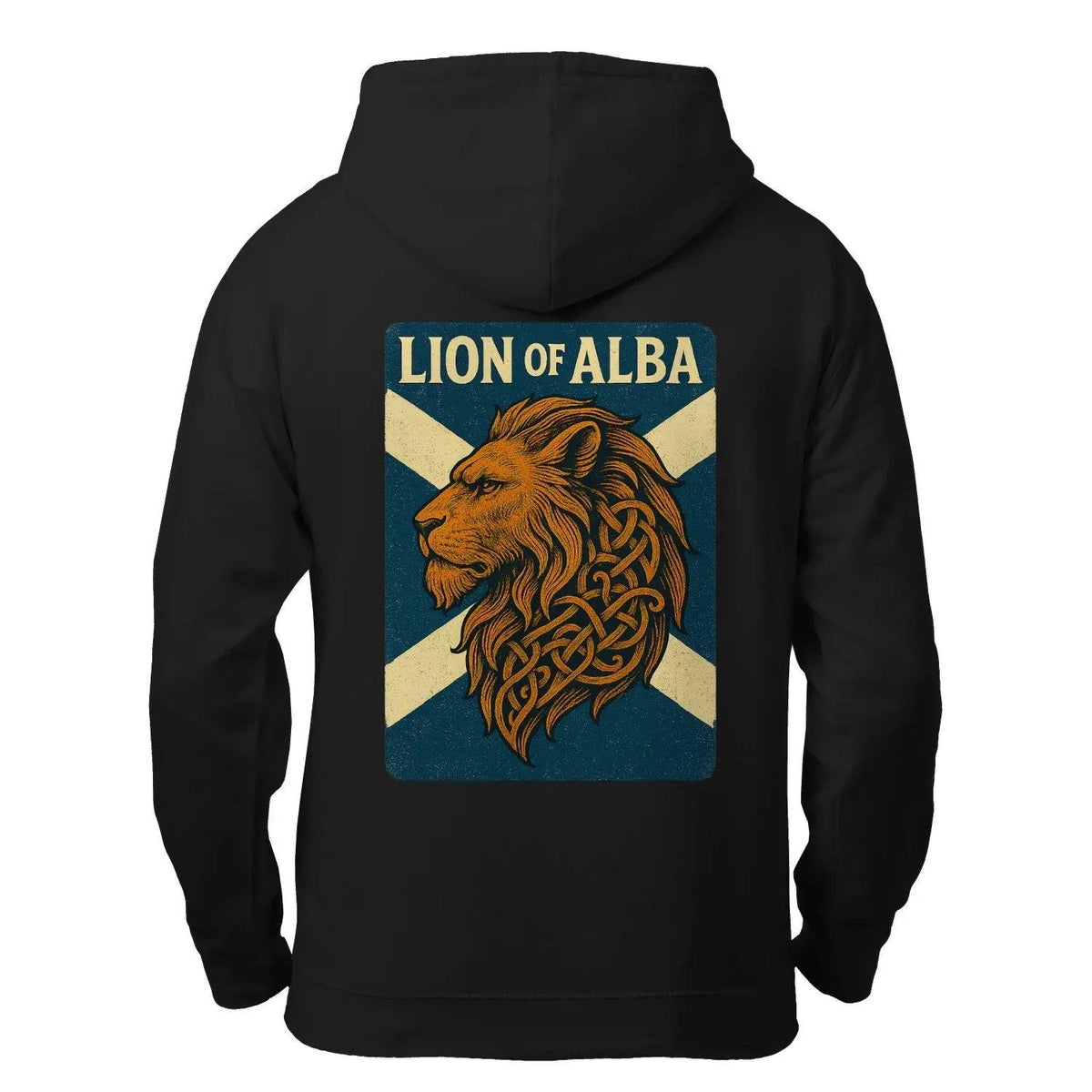 Scottish Lion Zip Hoodie - Original Heritage Crest Unisex - Celtic Wolfwear