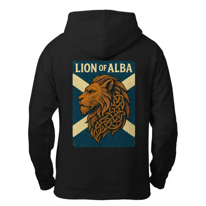Scottish Lion Zip Hoodie - Original Heritage Crest Unisex - Celtic Wolfwear