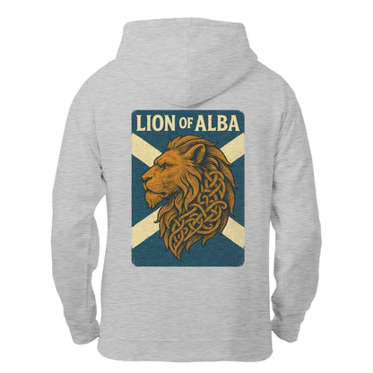Scottish Lion Zip Hoodie - Original Heritage Crest Unisex - Celtic Wolfwear
