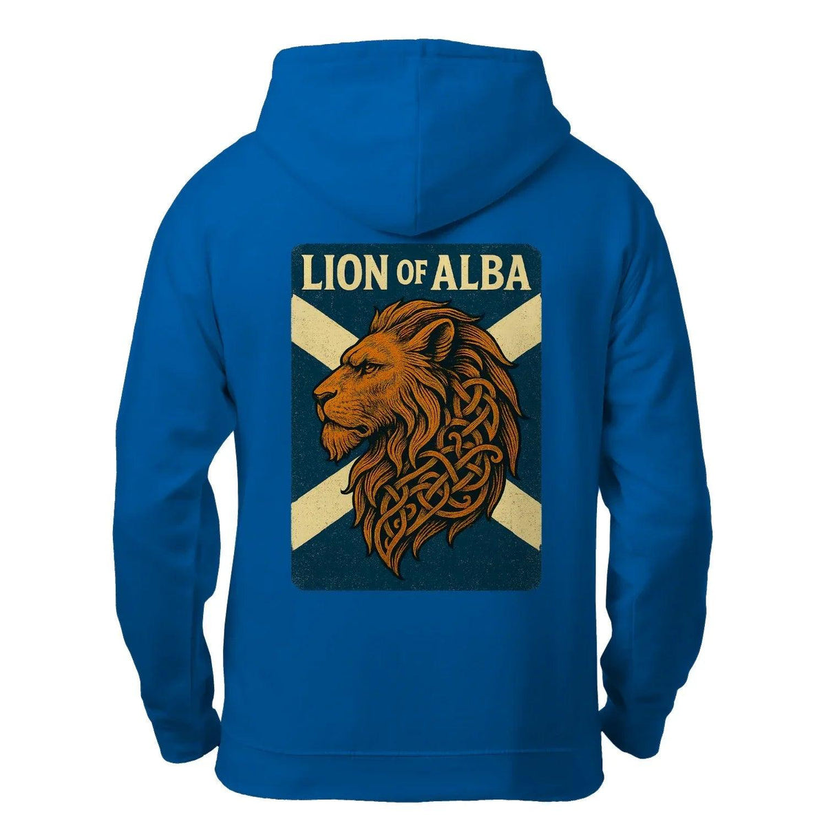 Scottish Lion Zip Hoodie - Original Heritage Crest Unisex - Celtic Wolfwear