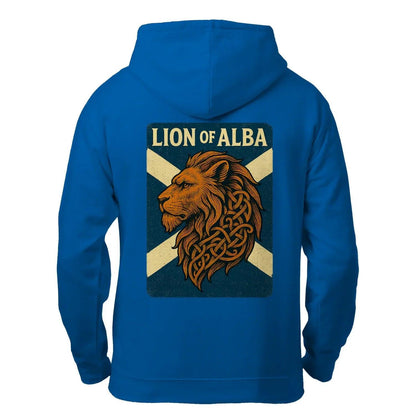 Scottish Lion Zip Hoodie - Original Heritage Crest Unisex - Celtic Wolfwear