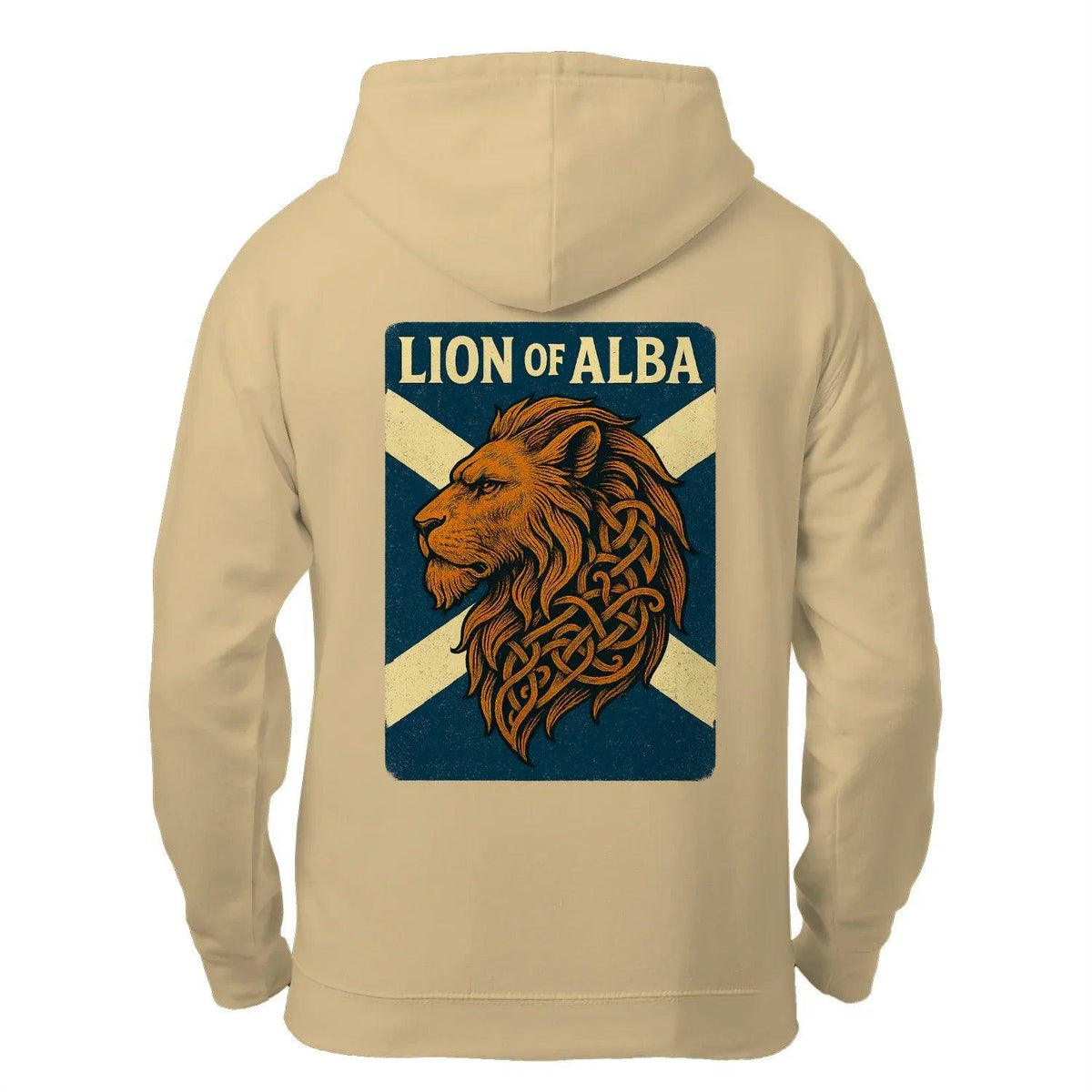 Scottish Lion Zip Hoodie - Original Heritage Crest Unisex - Celtic Wolfwear