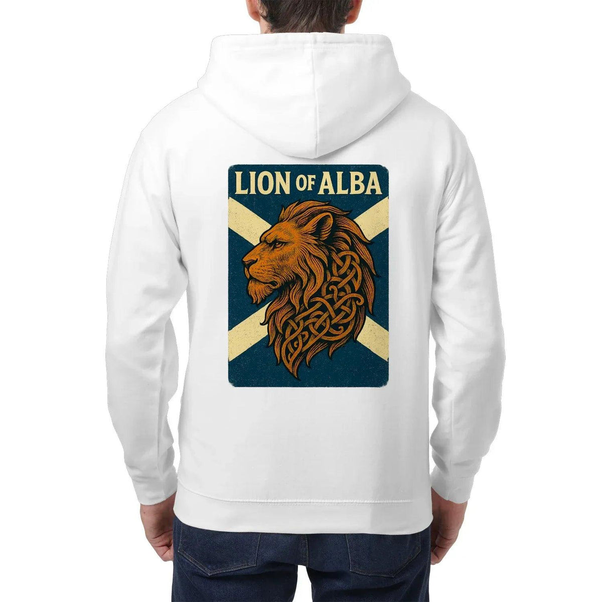 Scottish Lion Zip Hoodie - Original Heritage Crest Unisex - Celtic Wolfwear