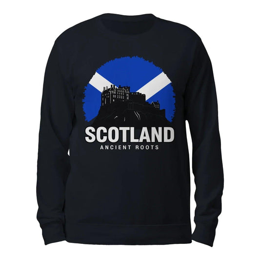 Scottish Sweatshirt - Ancient Roots Heritage Streetwear - Celtic Wolfwear