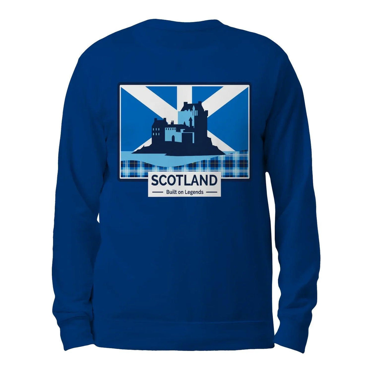 Scottish Sweatshirt - Built on Legends Unisex Streetwear - Celtic Wolfwear