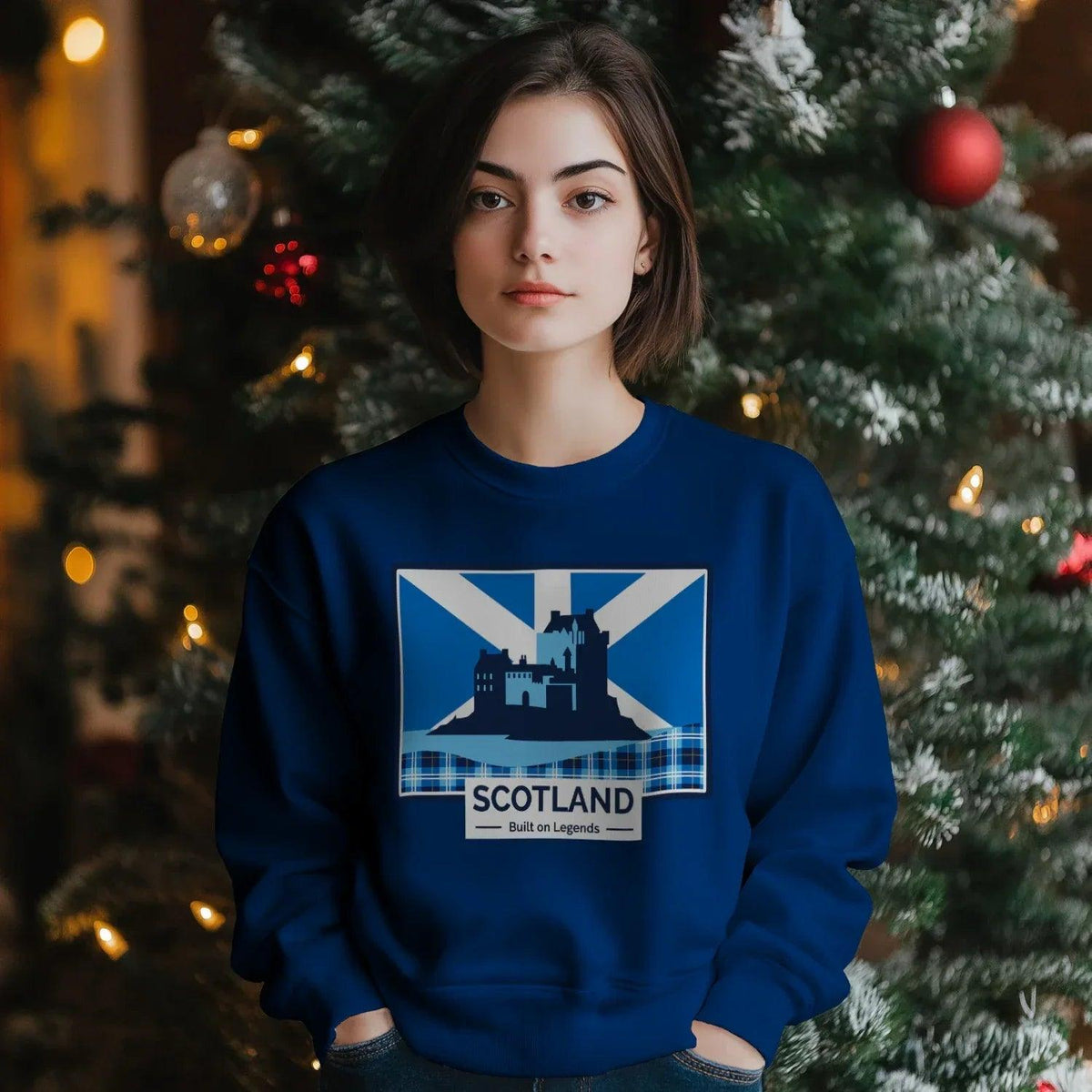 Scottish Sweatshirt - Built on Legends Unisex Streetwear - Celtic Wolfwear