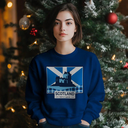Scottish Sweatshirt - Built on Legends Unisex Streetwear - Celtic Wolfwear