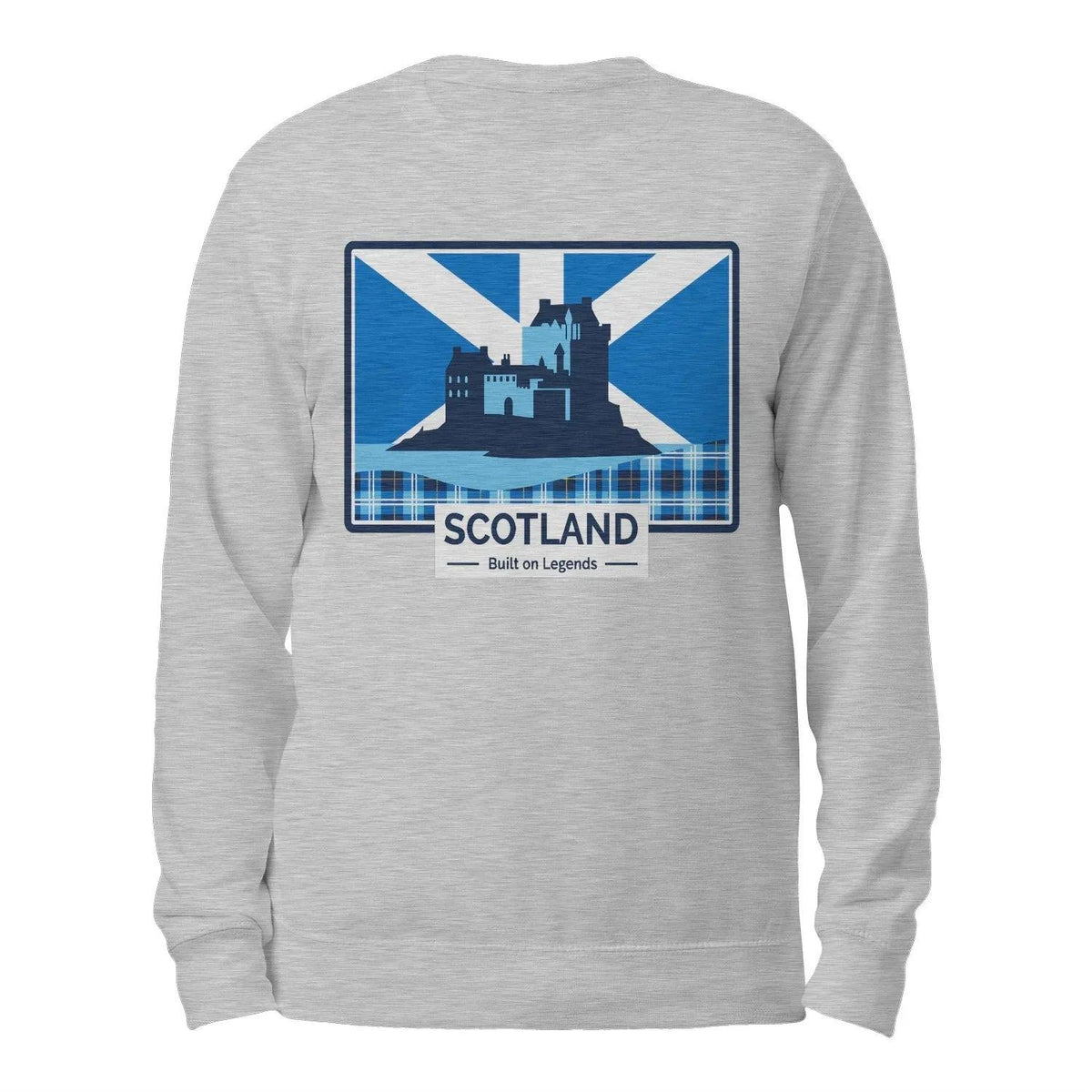 Scottish Sweatshirt - Built on Legends Unisex Streetwear - Celtic Wolfwear
