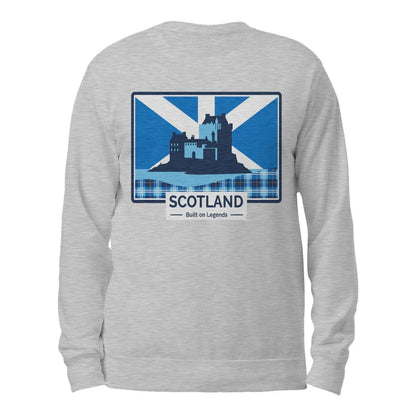 Scottish Sweatshirt - Built on Legends Unisex Streetwear - Celtic Wolfwear