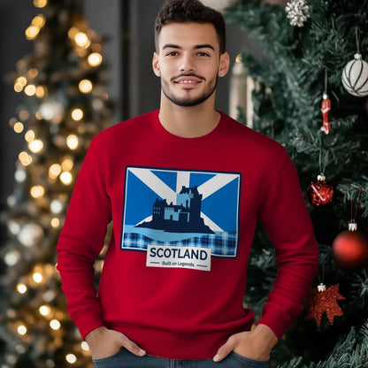 Scottish Sweatshirt - Built on Legends Unisex Streetwear - Celtic Wolfwear