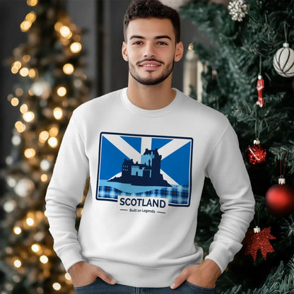 Scottish Sweatshirt - Built on Legends Unisex Streetwear - Celtic Wolfwear