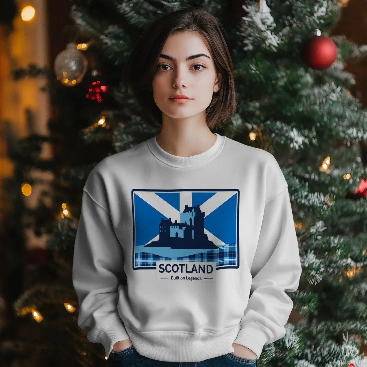 Scottish Sweatshirt - Built on Legends Unisex Streetwear - Celtic Wolfwear