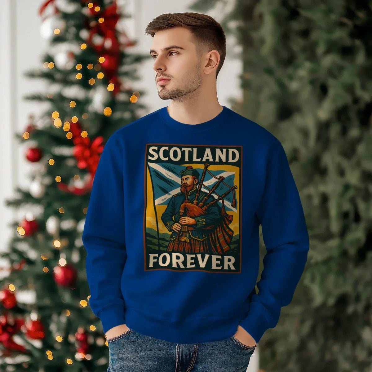 Scottish Sweatshirt - Forever Premium Unisex Streetwear - Celtic Wolfwear