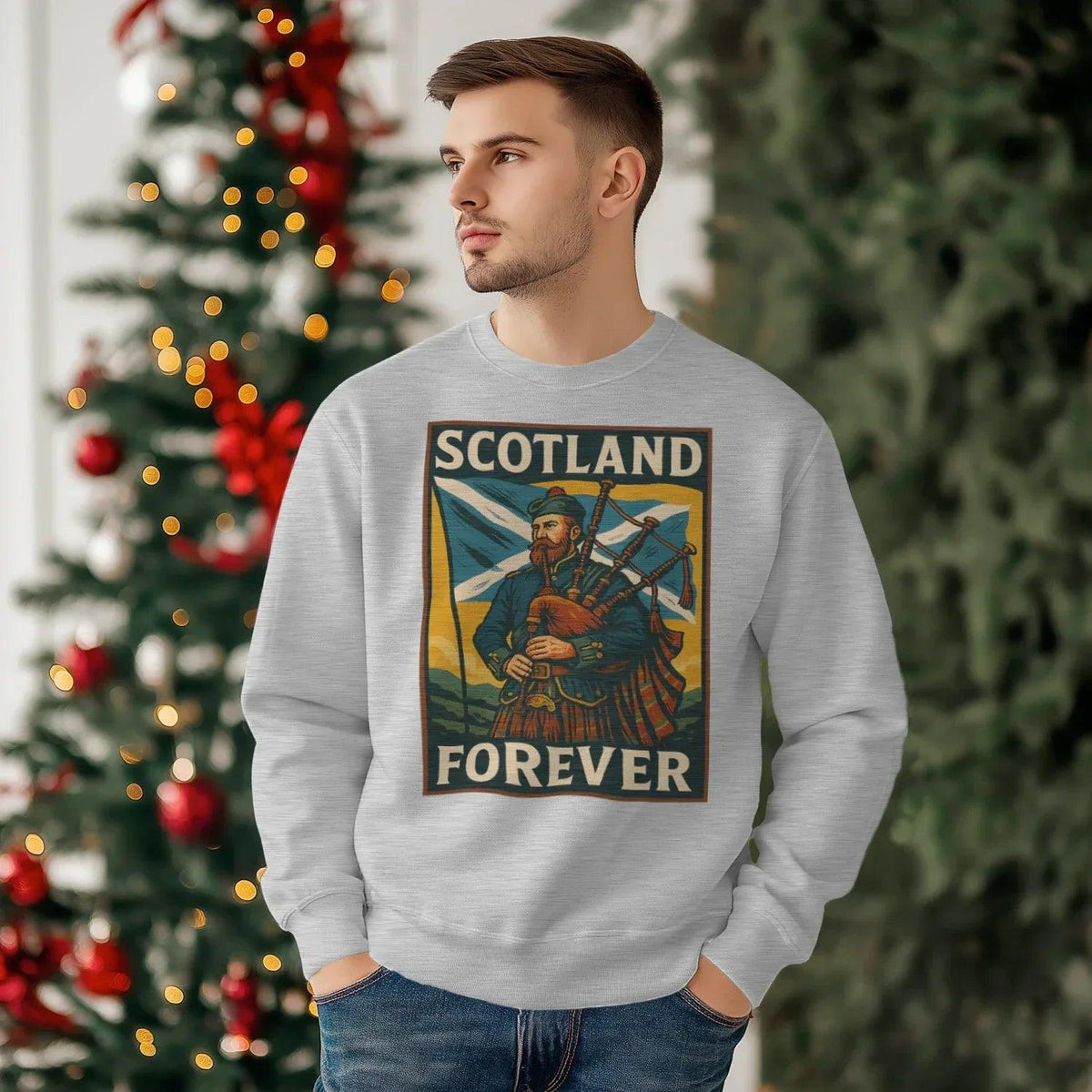 Scottish Sweatshirt - Forever Premium Unisex Streetwear - Celtic Wolfwear