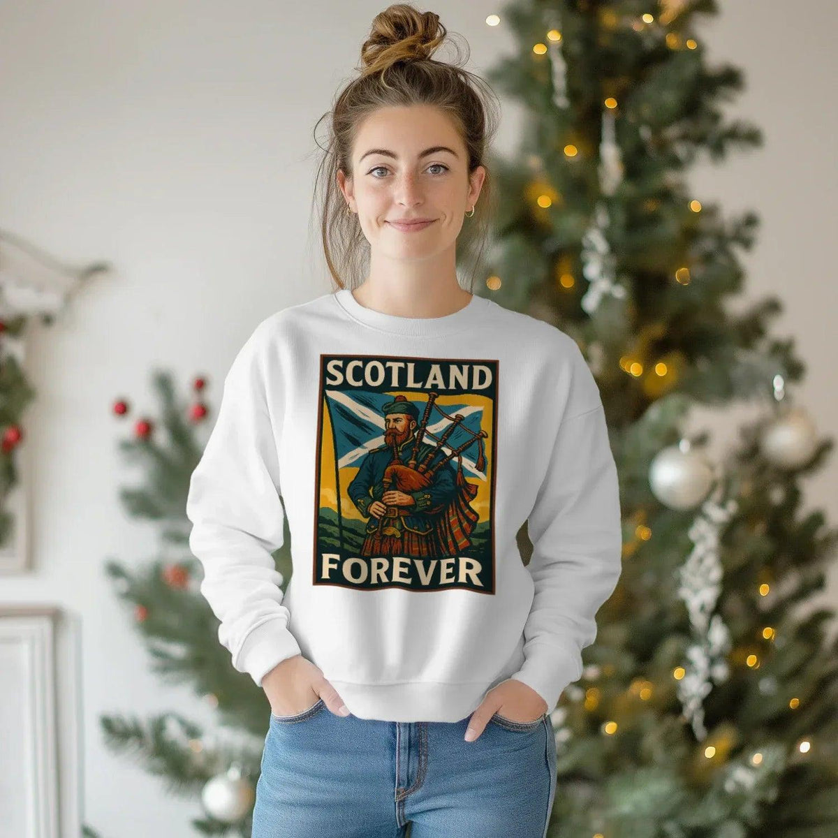 Scottish Sweatshirt - Forever Premium Unisex Streetwear - Celtic Wolfwear