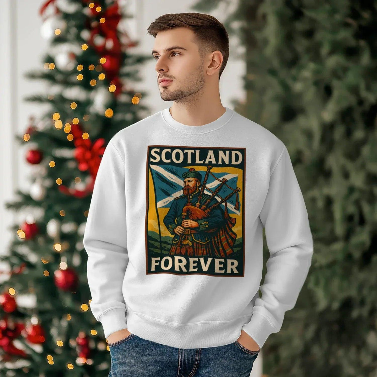 Scottish Sweatshirt - Forever Premium Unisex Streetwear - Celtic Wolfwear