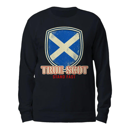 Scottish Sweatshirt - Forever True Scot Stand, Unisex - Celtic Wolfwear
