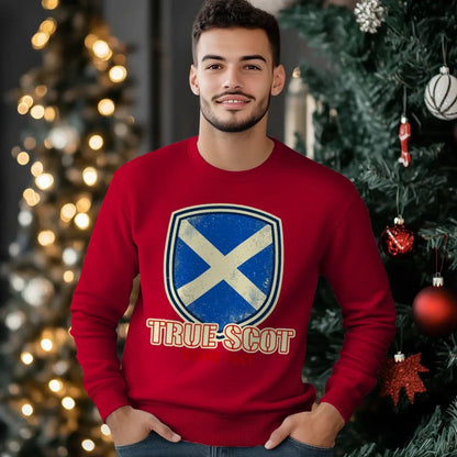 Scottish Sweatshirt - Forever True Scot Stand, Unisex - Celtic Wolfwear